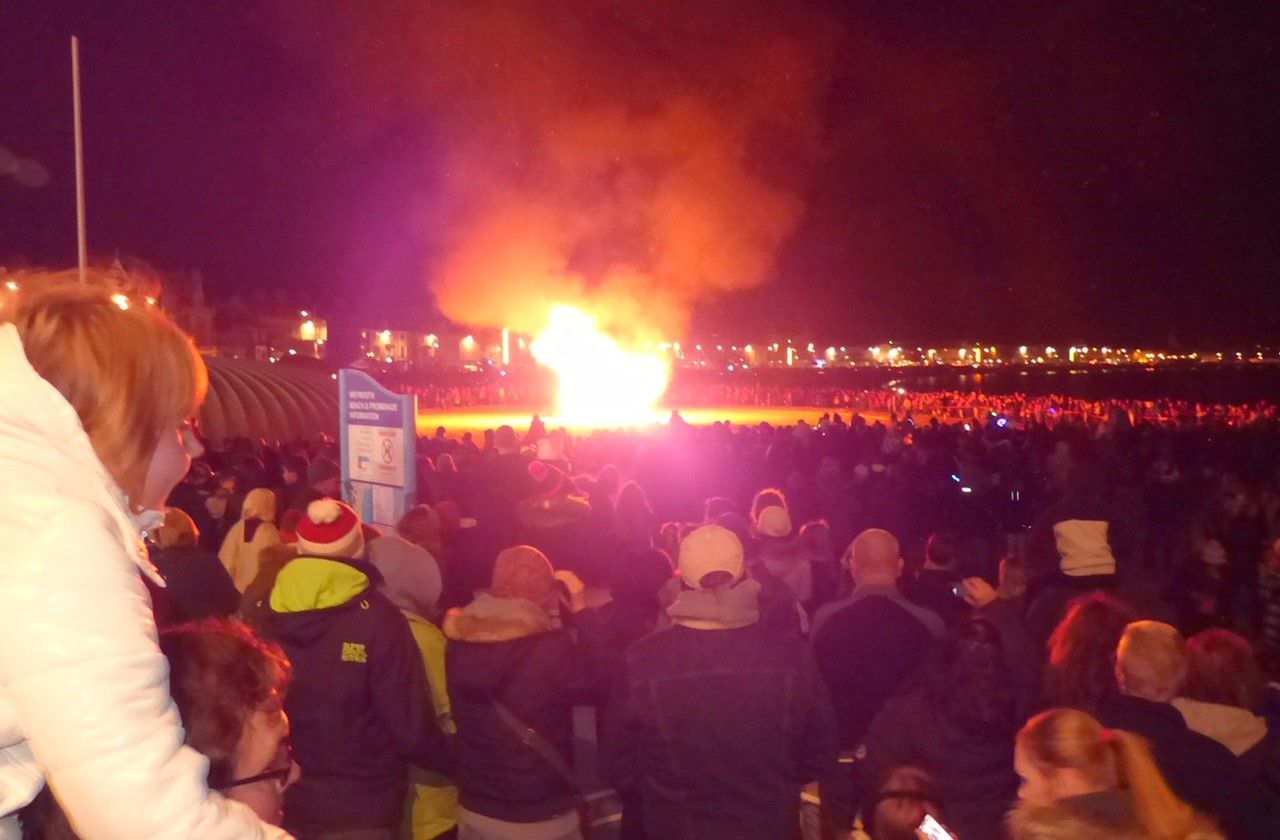 Weymouth's annual Bonfire Night celebrations are back with a bang this